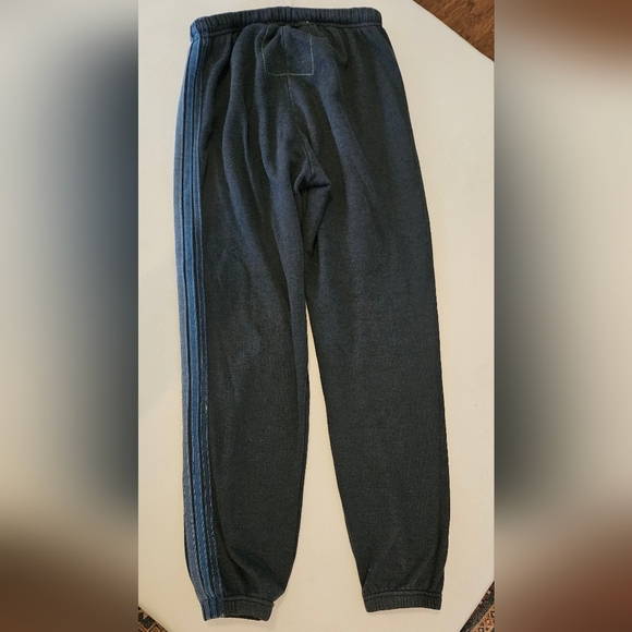 Aviator Nation, 5 STRIPE SWEATPANTS, charcoal/blue, size L - Picture 4 of 6